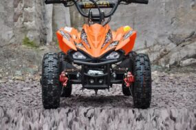 Mini Moto atv 49cc 2T aro 6 Cuadrimoto Naranjo