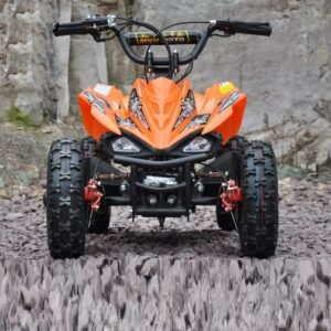 Mini Moto atv 49cc 2T aro 6 Cuadrimoto Naranjo